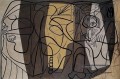 Der Künstler und sein Modell L artiste et son modèle 1927 kubistisch